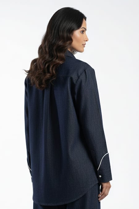 Orthodox Wave Madkhan Fish Embroidered Shirt 