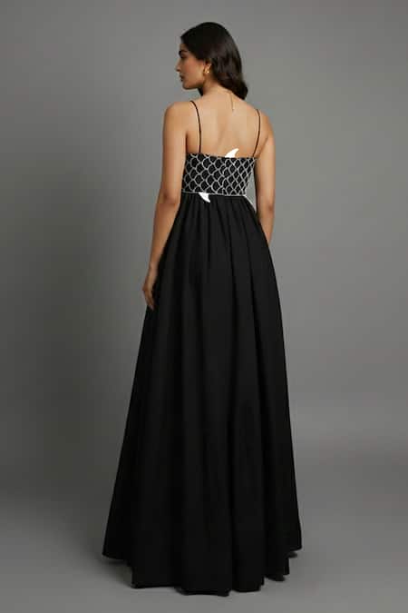 Orthodox Drift Fish Embroidered Bodice Dress 