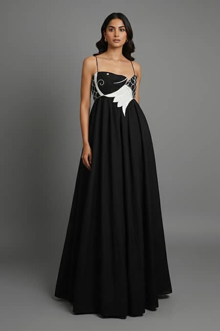 Orthodox Drift Fish Embroidered Bodice Dress 