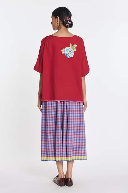 Payal Pratap Primrose Embroidered Top 