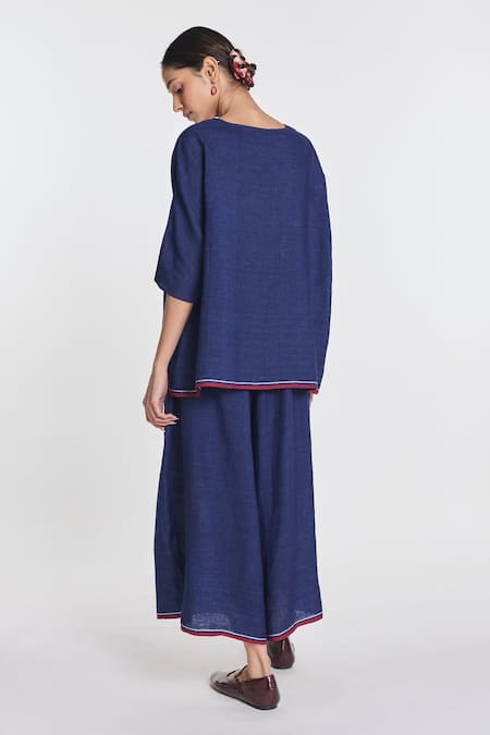 Payal Pratap Bergamot Drop Shoulder Top 