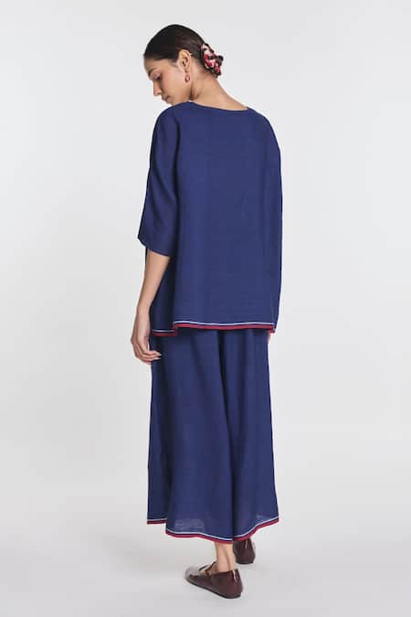 Payal Pratap Anemone Elasticated Linen Trouser 