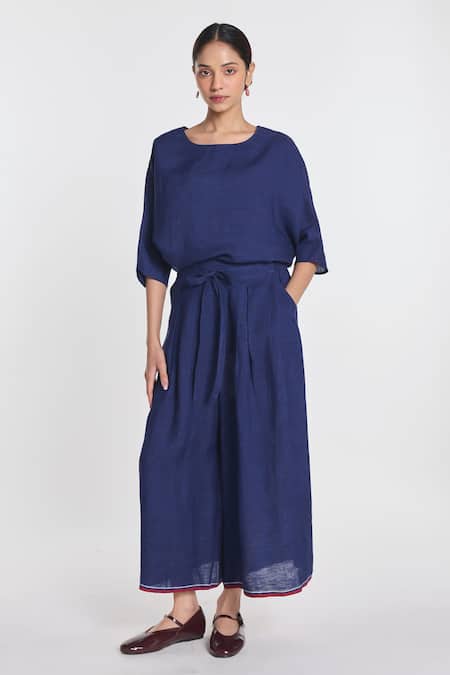 Payal Pratap Anemone Elasticated Linen Trouser 