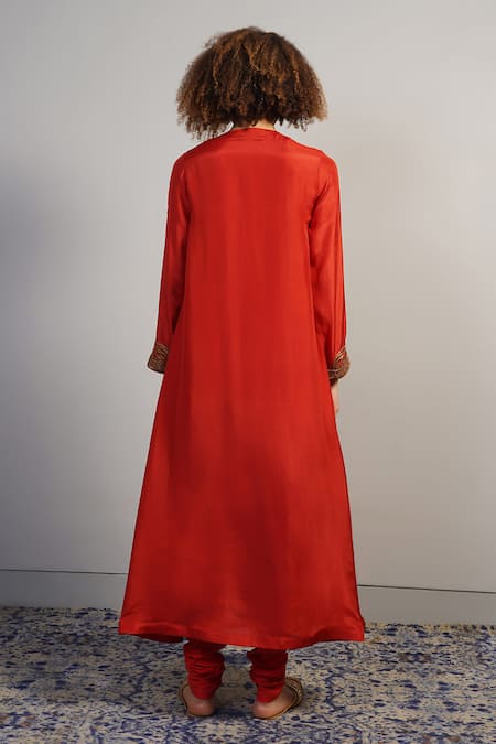 Samant Chauhan Ornamental Zari Threadwork Embroidered Kurta Set 