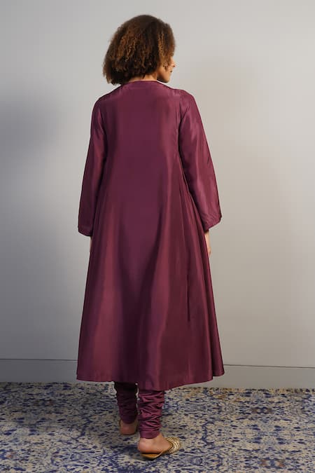 Samant Chauhan Ornamental Threadwork Embroidered Kurta Set 