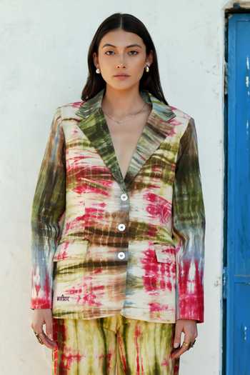 Raasa Splattered Colours Blazer 