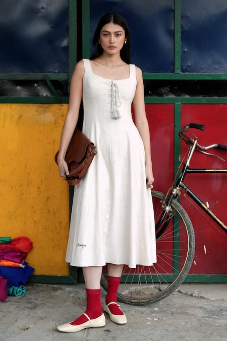 Raasa Moonlace Handloom Cotton Dress 