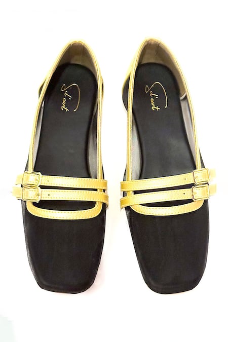 Soleart Anna Double Strap Flat Ballerinas 