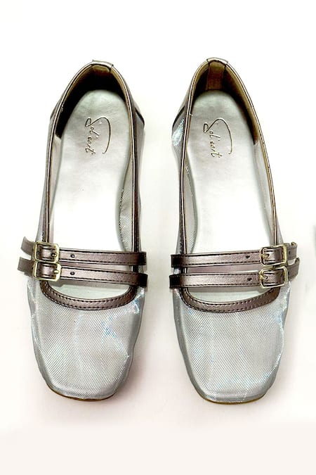 Soleart Anna Double Strap Flat Ballerinas 