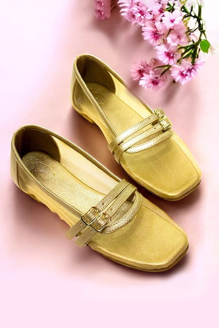 Soleart Anna Double Strap Flat Ballerinas 