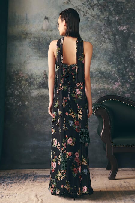 Mani Bhatia Mirabel Print Corset Skirt Set 