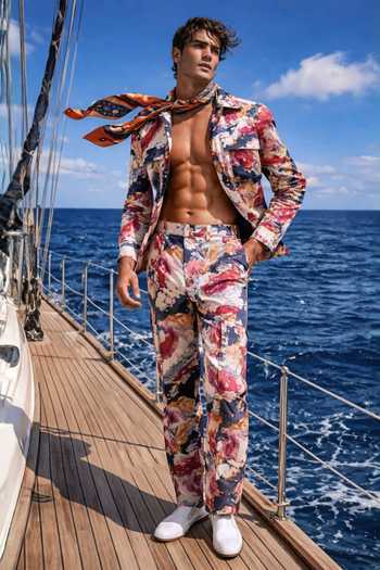 MR. Ajay Kumar_Multi Color , Satin, Lycra Odyssey Boxy Bomber Jacket _at_Aza_Fashions