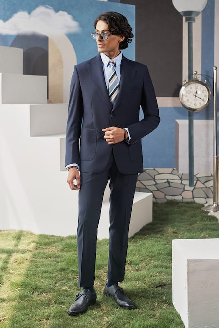 Philocaly Orson Chappa Detailed Blazer & Pant Set 