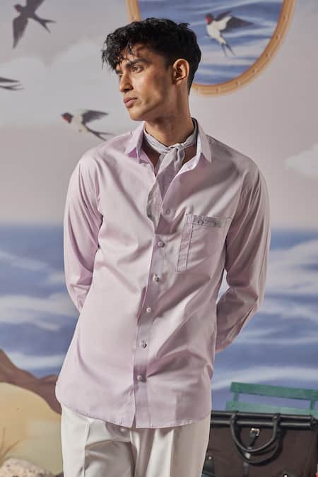 Philocaly Fiore Placed Printed Shirt 