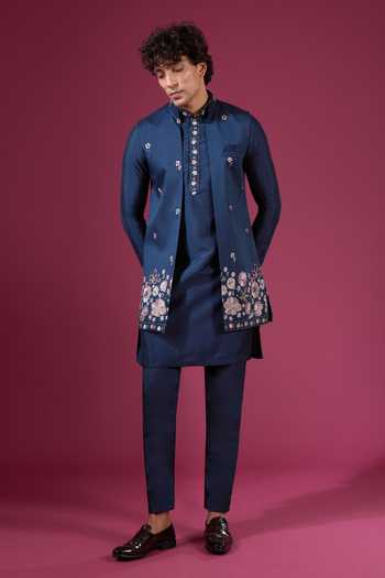 Arihant Rai Sinha Embroidered Nehru Jacket Set 