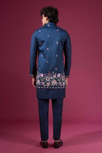 Arihant Rai Sinha Embroidered Nehru Jacket Set 
