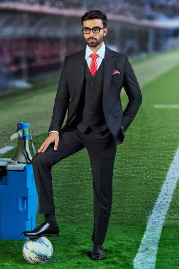 Buy_Philocaly_Black Wool Artie Tapered Trouser _Online_at_Aza_Fashions