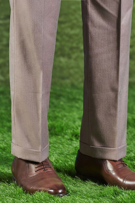 Buy_Philocaly_Pink Wool Reid Double Breasted Blazer And Pant Set _Online_at_Aza_Fashions