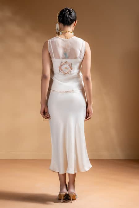 Baise Gaba Zarina Dress With Gota Work Jacket 