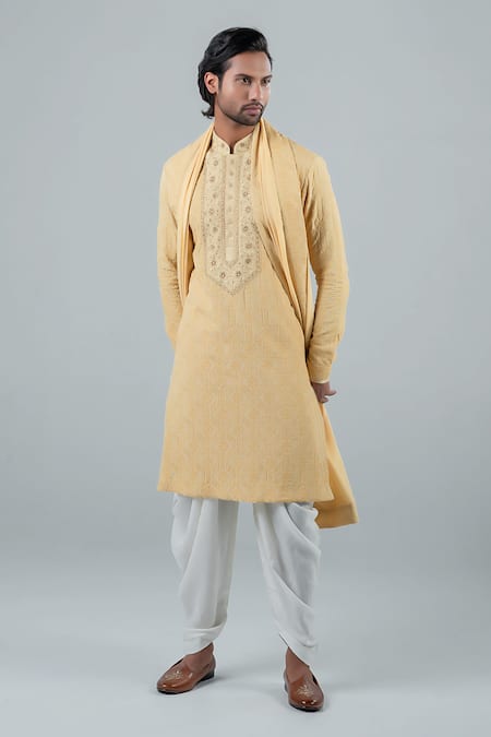 Punit Arora Zardozi Threadwork Embroidered Kurta Set 