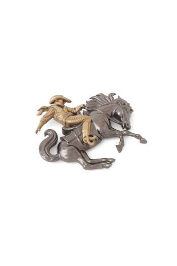 Buy Cosa Nostraa Gold Brooches Rodeo Rider Online at Aza Fashions Buy_Cosa Nostraa_Gold Brooches Rodeo Rider _Online_at_Aza_Fashions