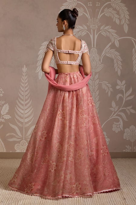 Ridhi Mehra Tonal Floral Printed Lehenga Set 