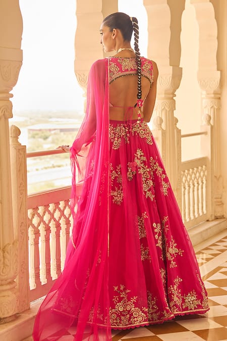 Ridhi Mehra Charm Embroidered Bridal Lehenga Set 