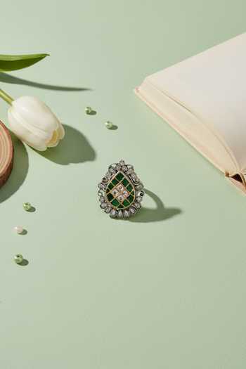 Sangeeta Boochra Kundan Embellished Ring 