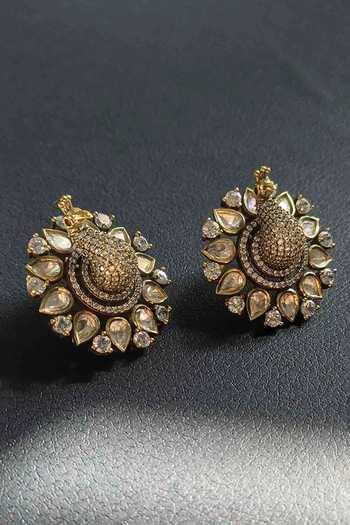 Amreli Jaipur Victorian Polki Earrings 