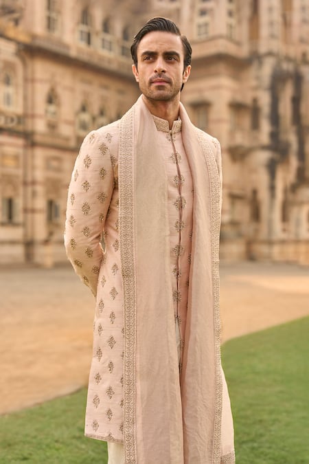 Seema Gujral Dori Embroidered Sherwani Set 