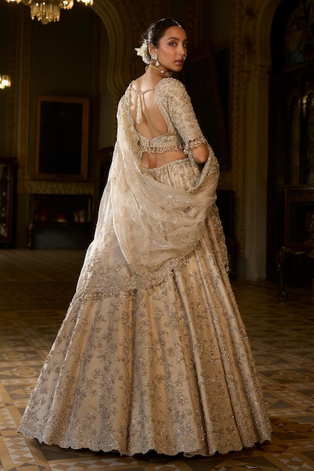 Seema Gujral Zardozi Work Bridal Lehenga Set 