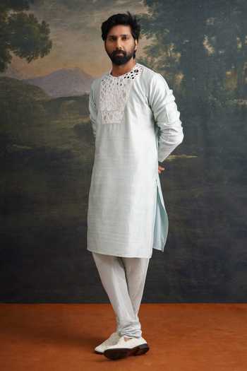 Thetaa Mirror Work Kurta Set 