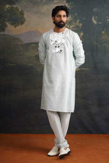 Thetaa Mirror Work Kurta Set 