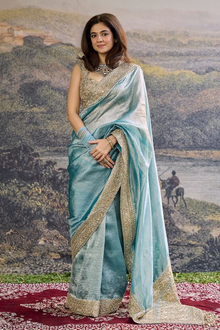 Itrh Shobhana Tissue Saree Set 