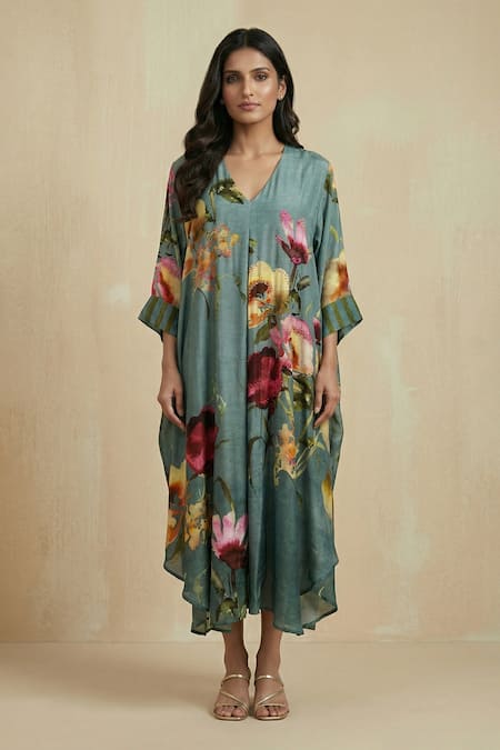Kalista Selena Silk Cotton Dress 