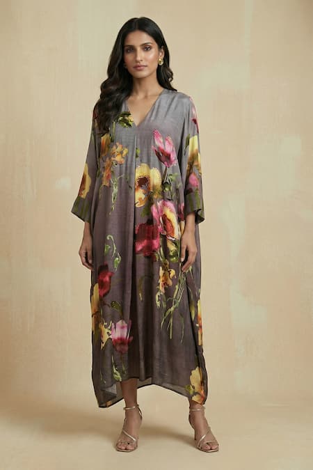 Kalista Selena Floral Pattern Dress 