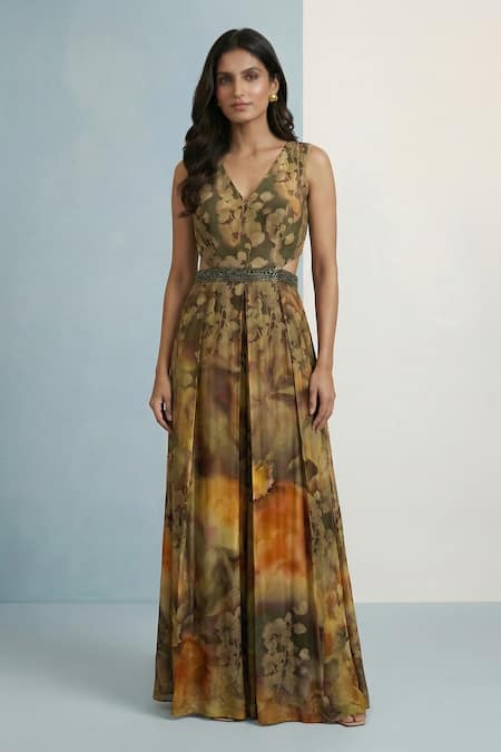 Kalista Jenifer Floral Print Dress 