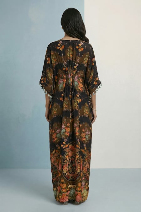Kalista Ella Floral Pattern Kaftan 