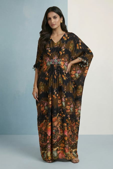 Kalista Ella Floral Pattern Kaftan 