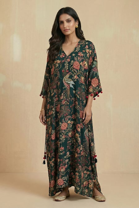 Kalista Laicy Floral Print Kaftan 