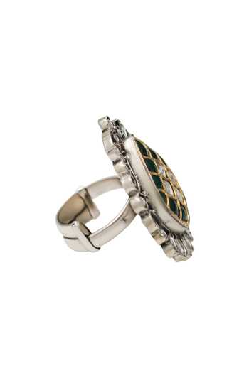 Sangeeta Boochra Kundan Embellished Ring 