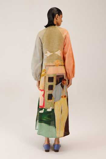 Cord Goa Printed Dress