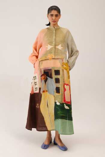 Cord Goa Printed Dress