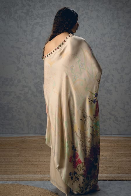 Paulmi And Harsh Natsu One Shoulder Kurta & Palazzo Set 