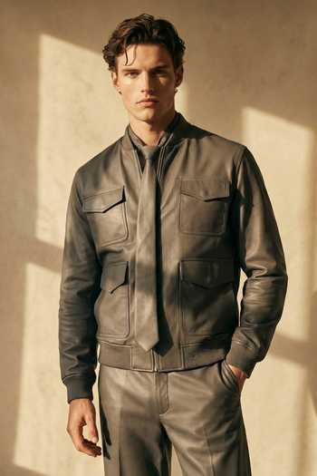 Nikita Mhaisalkar Leather Jacket & Pant Set 