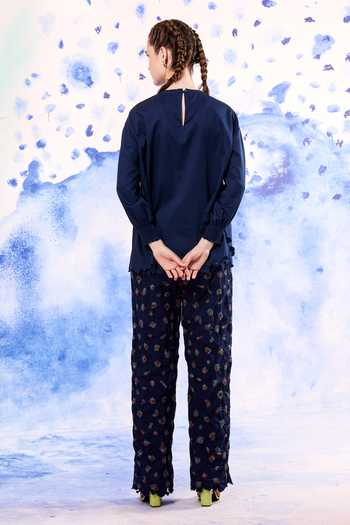 Ilk Nightcrawler Smocked Blouse 