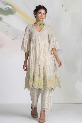 Ilk Speckle Embroidered Pant 