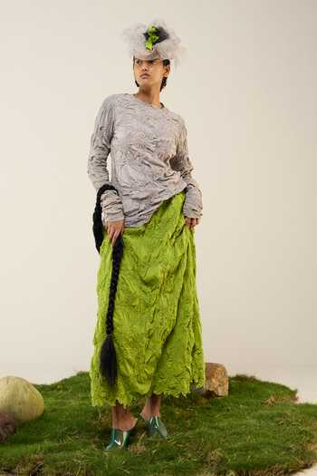Ilk Mosswood Smocked Top 