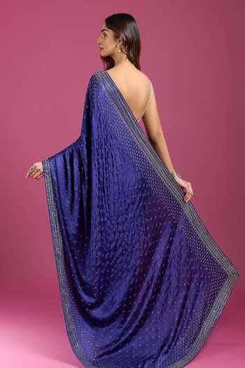 Samyukta Singhania Embellished Saree & Running Blouse Set 