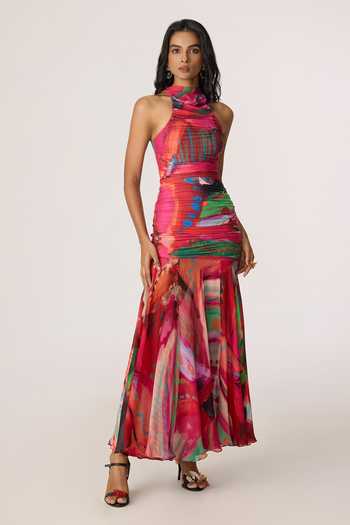 Saaksha & Kinni Gemma Pattern Maxi Dress 